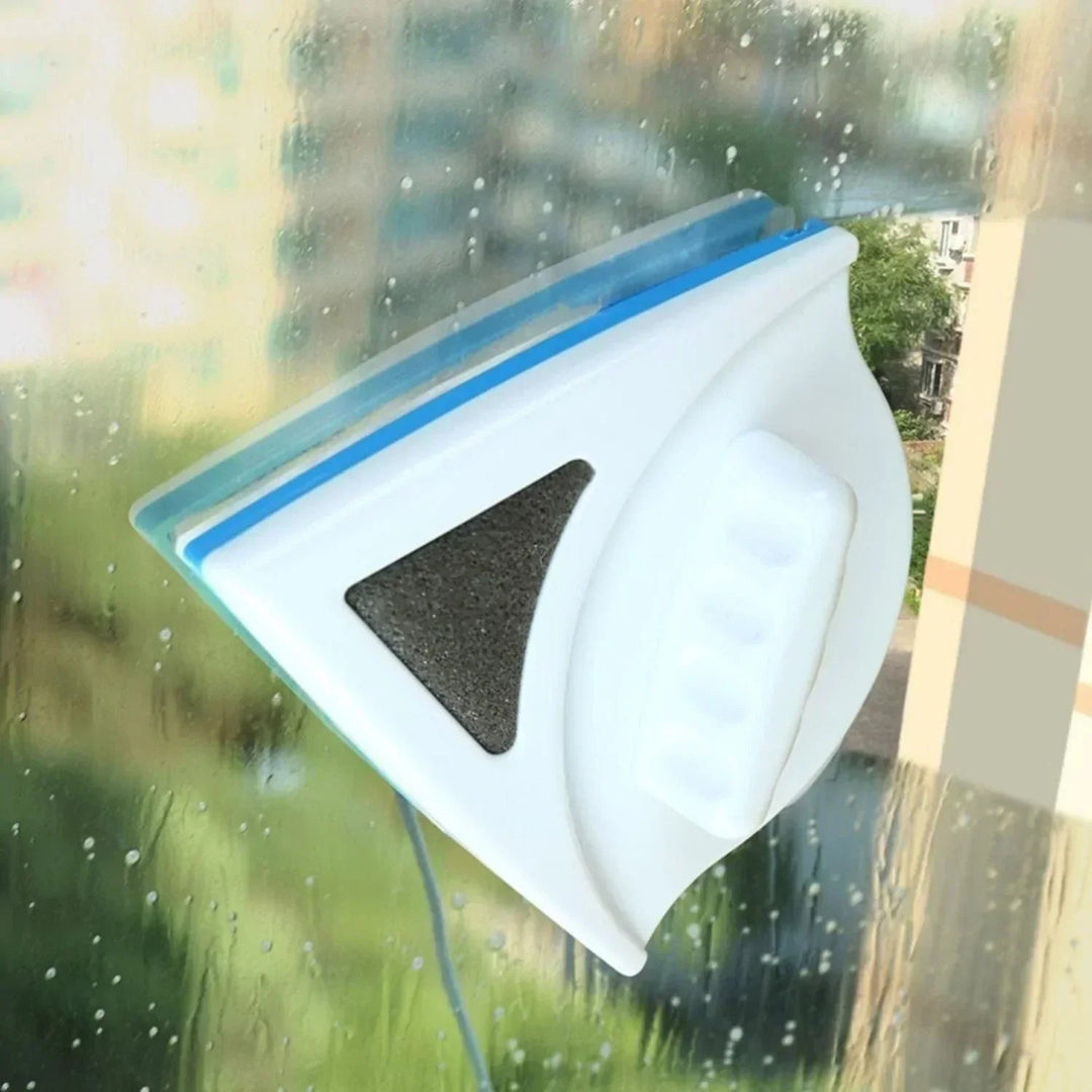 Double-sided magnetic window cleaner