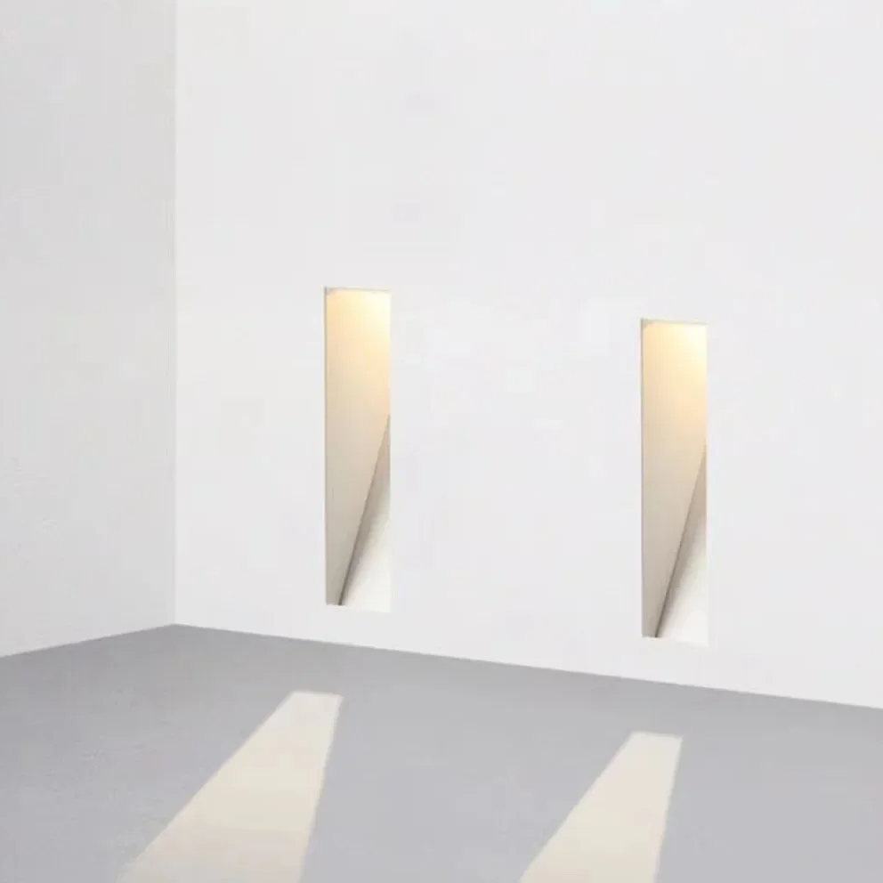 Frameless LED Sensor Wall Light With Perforated Panel Design