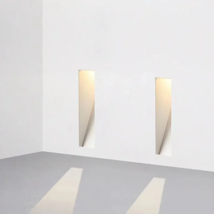 Frameless LED Sensor Wall Light With Perforated Panel Design
