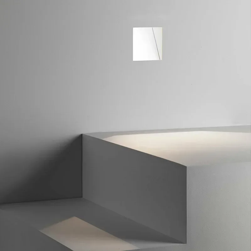 Frameless LED Sensor Wall Light With Perforated Panel Design