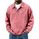 Men's Long-Sleeve Half-Button Summer Shirt – image 2