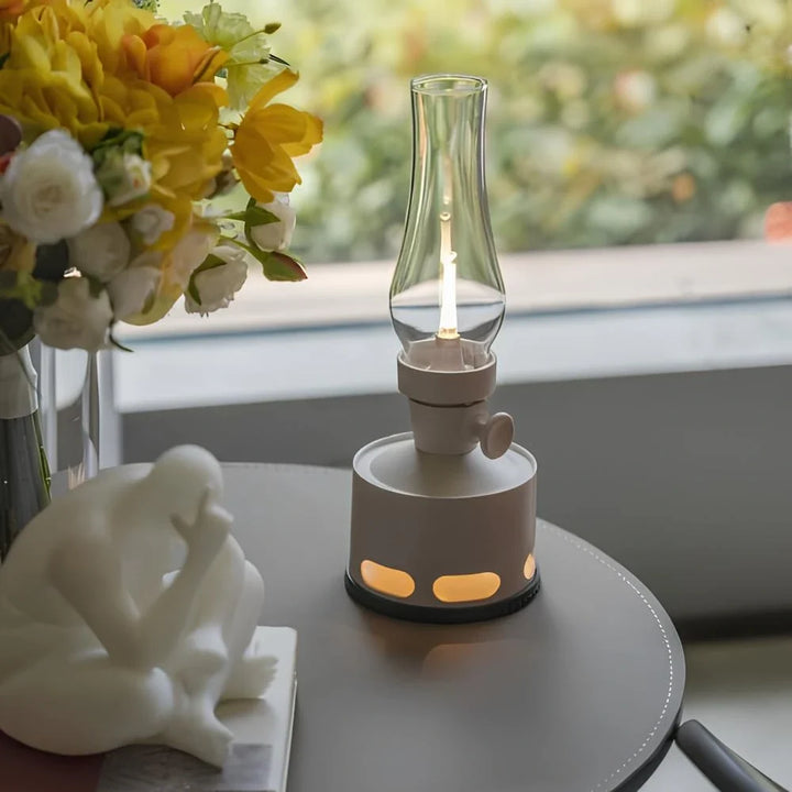 Vintage Aluminium LED Storm Lantern