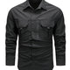 Men's Long-Sleeve Utility-Pocket Summer Shirt – image 1