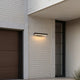 Horizontal LED Outdoor Wall Light | Black, 40 or 60 cm