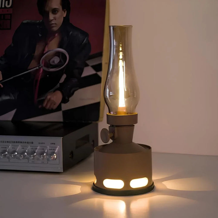 Vintage Aluminium LED Storm Lantern