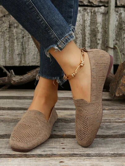 Women's Orthopaedic Knitted Slip-On Comfort Flats – image 2