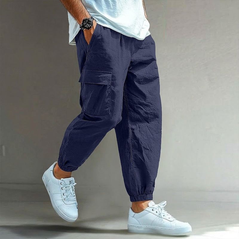 Men's Relaxed-Fit Cargo Everyday Trousers – image 1