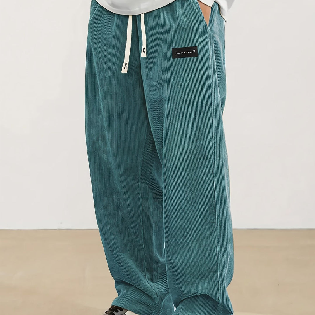 Men's Straight-Leg Relaxed-Fit Everyday Trousers – image 1