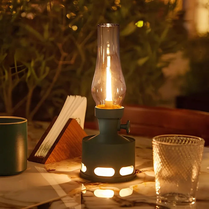 Vintage Aluminium LED Storm Lantern