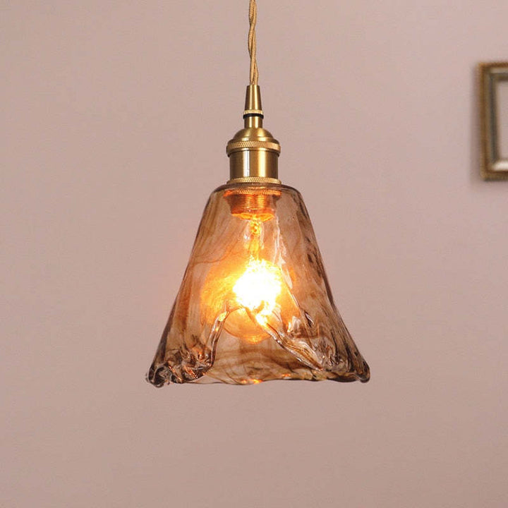 Evin Pendant Light Glass&Brass