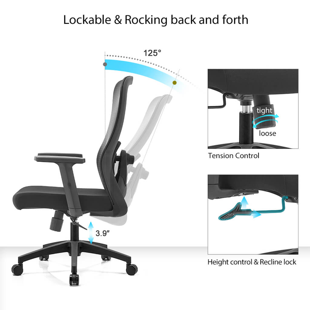 Fenna Mid-Back Mesh Office Chair