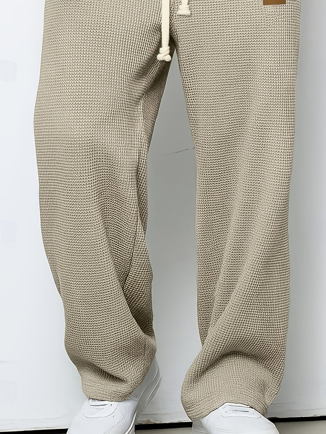 Men's Textured Relaxed-Fit Everyday Trousers – image 8