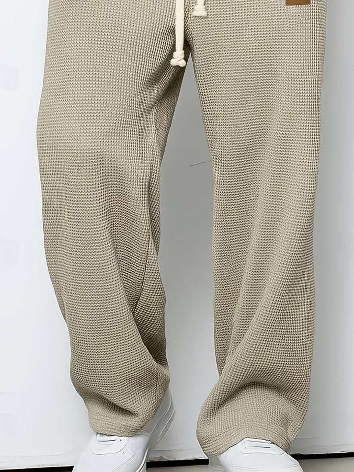 Men's Textured Relaxed-Fit Everyday Trousers – image 8