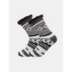 Fleece-lined knit slipper socks