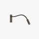 Flexible LED reading wall light