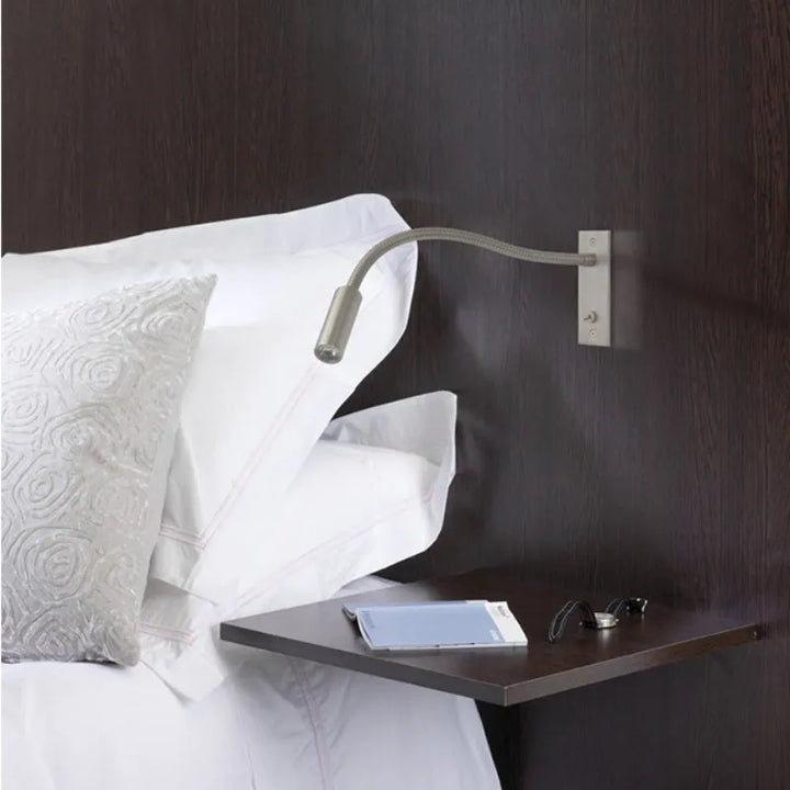 Flexible LED reading wall light