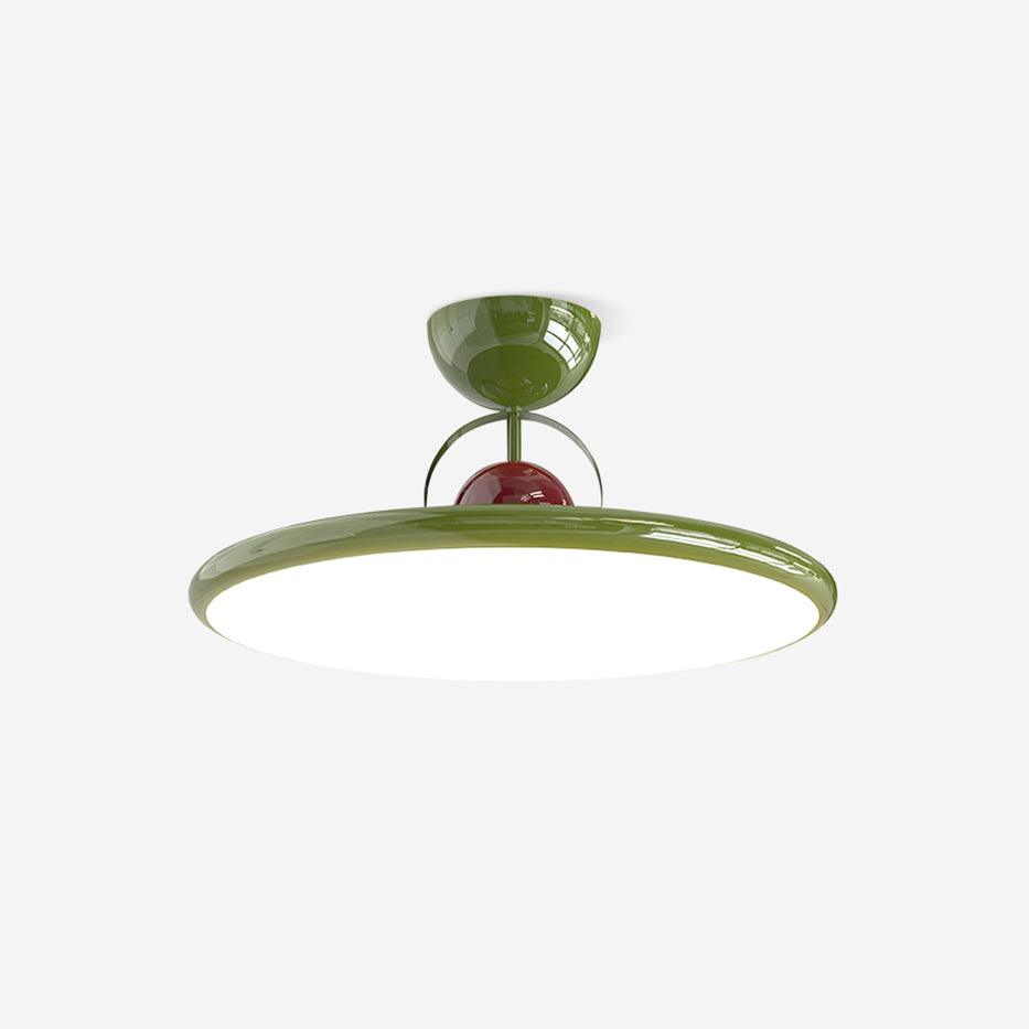 Floating disc ceiling light
