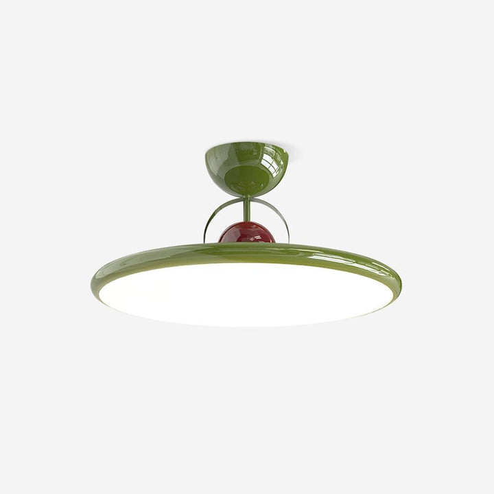 Floating disc ceiling light