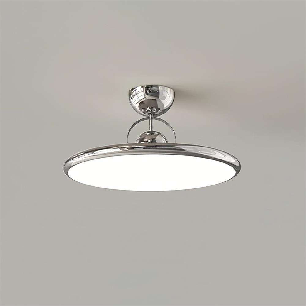 Floating disc ceiling light