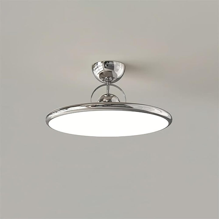 Floating disc ceiling light