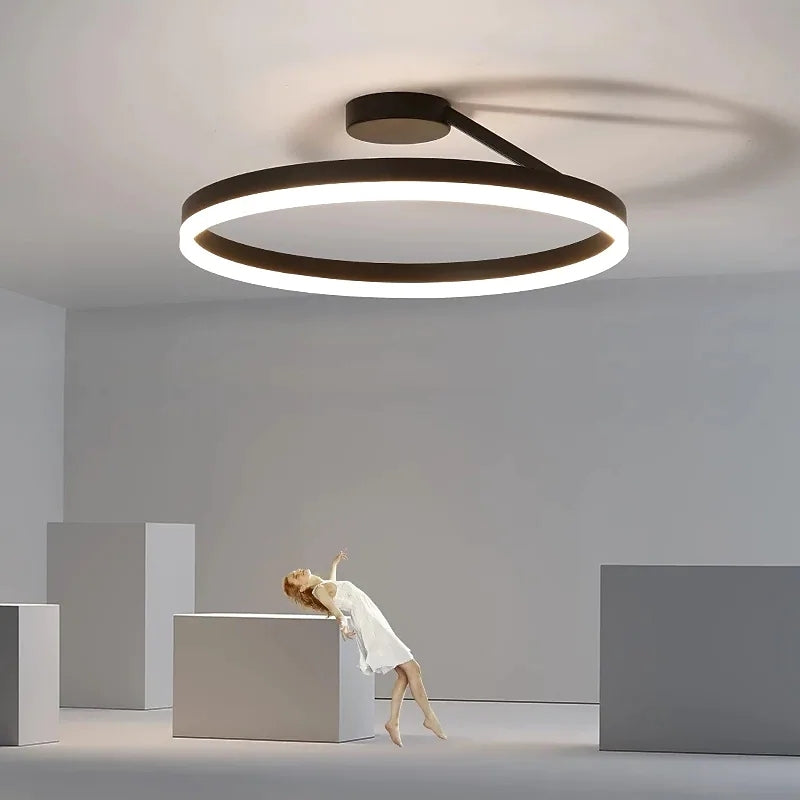 Floating ring LED ceiling light
