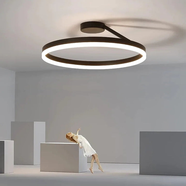 Floating ring LED ceiling light