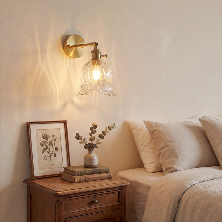 Flower Glass Wall Light, view 4