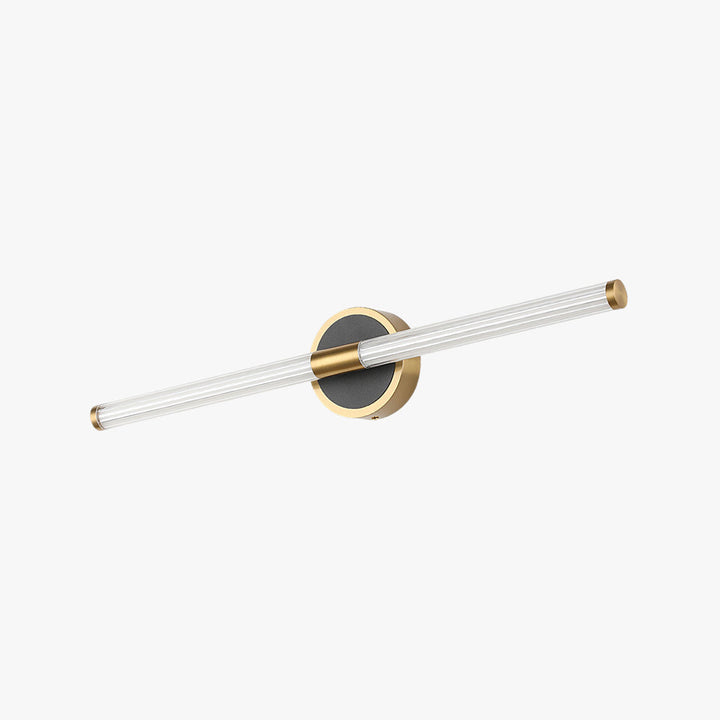 Fluted tube LED wall light
