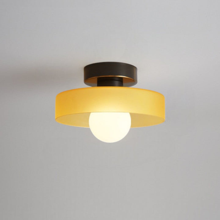 French Bauhaus Ceiling Light