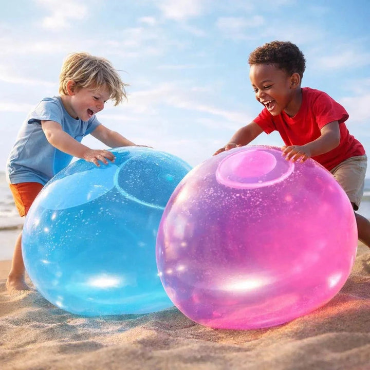 Giant stretchy bubble ball