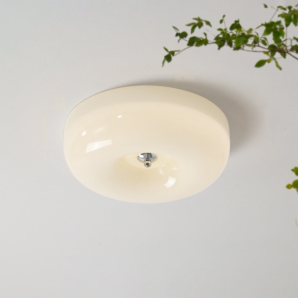 Glass Flush Ceiling Light