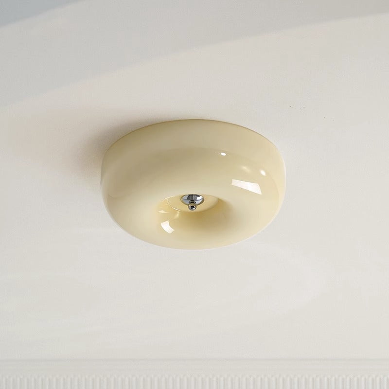 Glass Flush Ceiling Light
