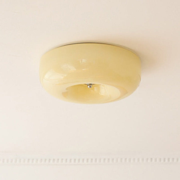 Glass Flush Ceiling Light