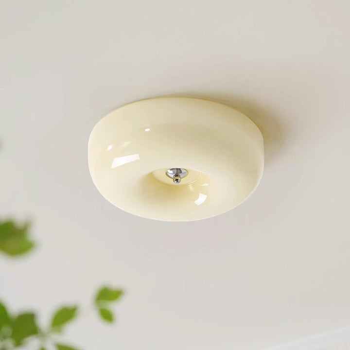 Glass Flush Ceiling Light