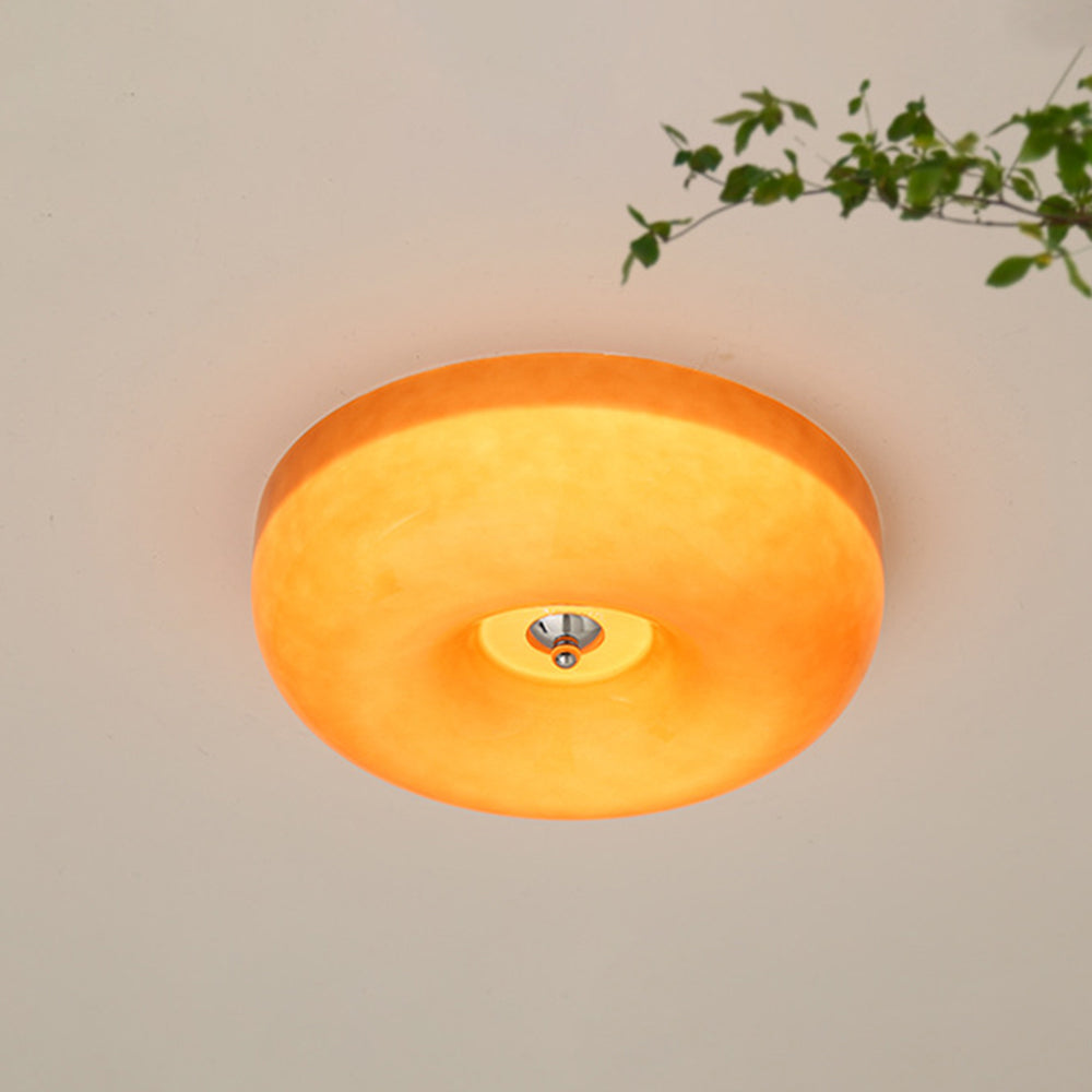 Glass Flush Ceiling Light
