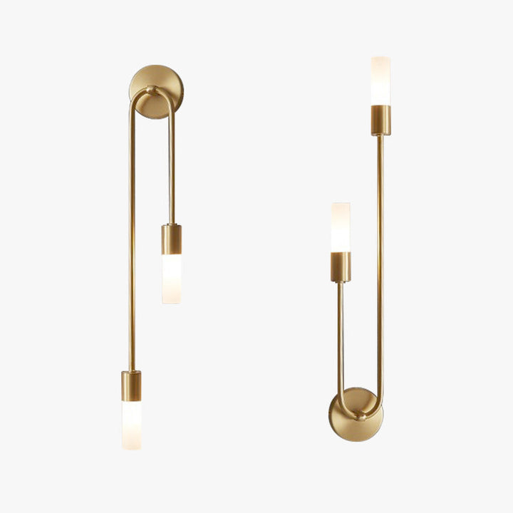Gold Tube Wall Light