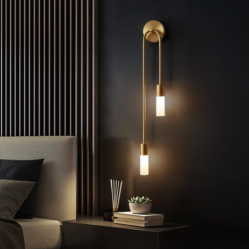 Gold Tube Wall Light