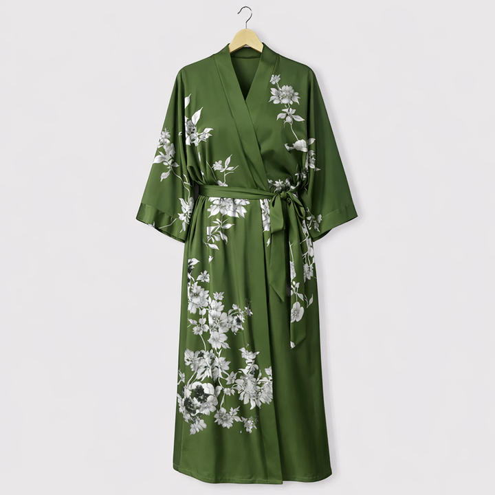 Women Satin Kimono Robe image 4