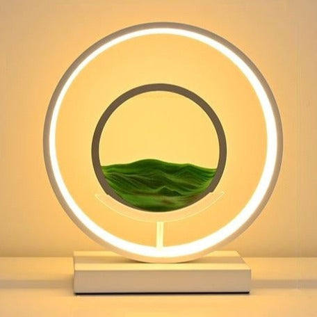 Sand Art Horizon Ring Table Lamp