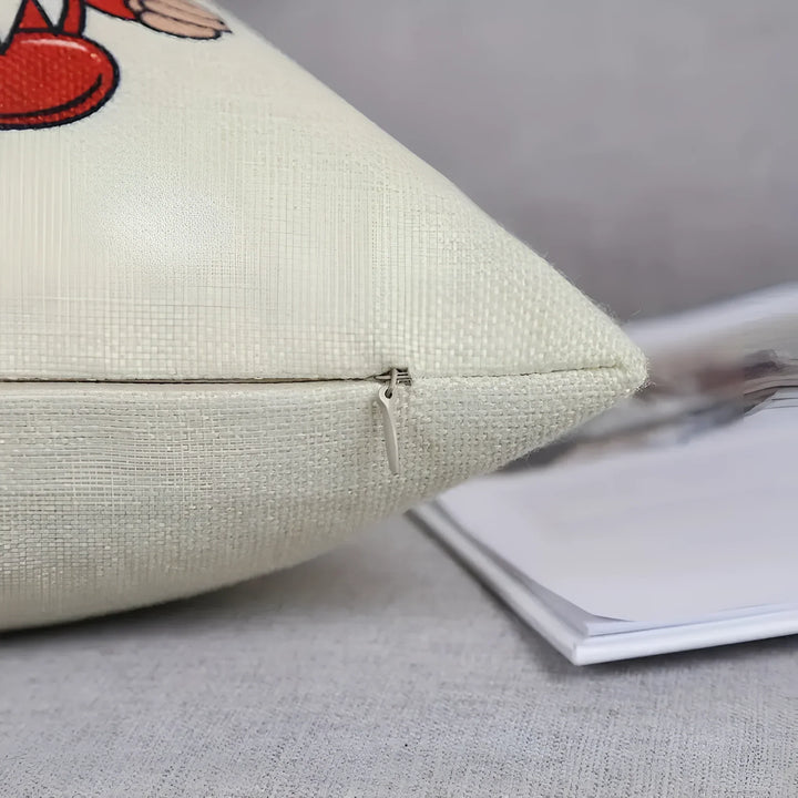 Grey Christmas cushion covers, set of 4