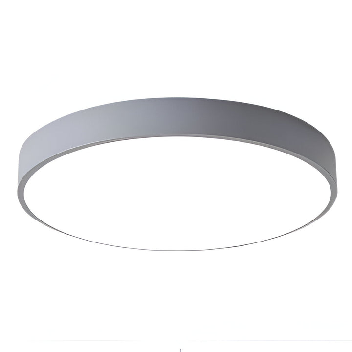 Low-Profile Round LED Ceiling Light With Minimal Frame