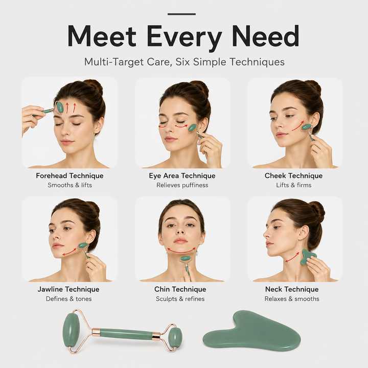 Face Roller and Gua Sha Set image 7