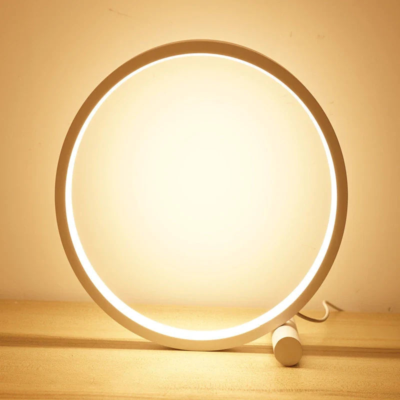 Halo Ring Bedside Table Lamp