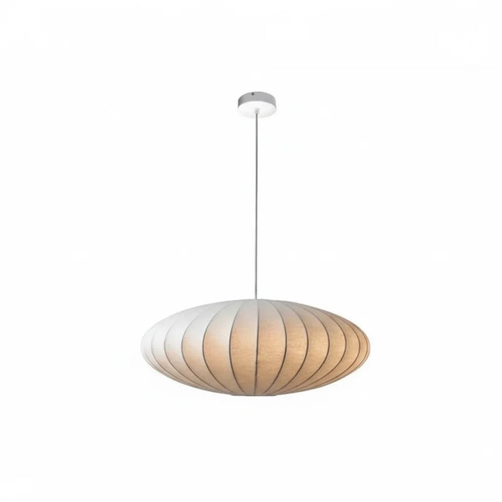 Hand-Knitted Silk Pendant Light