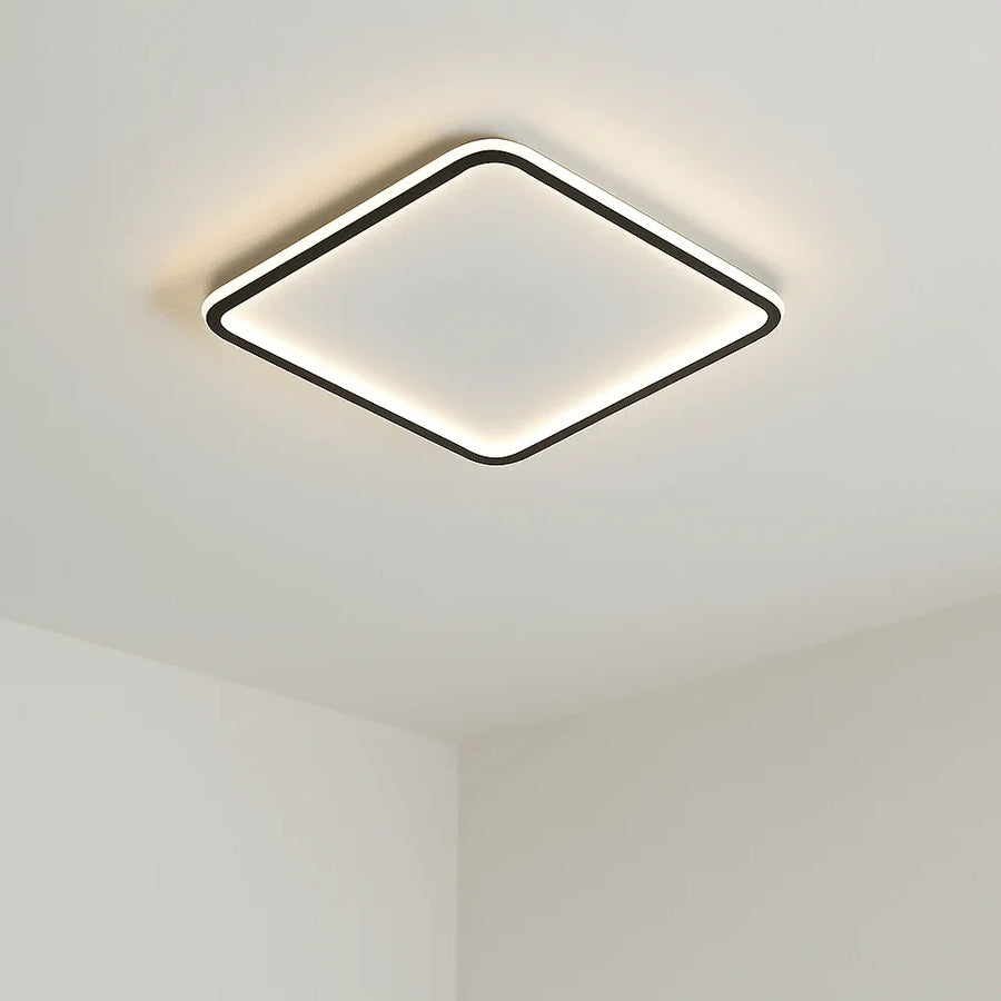 Laruya Scandinavian Square Ceiling Light, view 3
