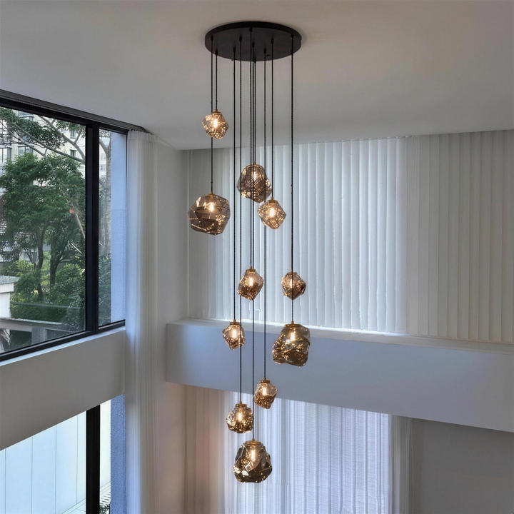 Nordic Villa Staircase Chandelier