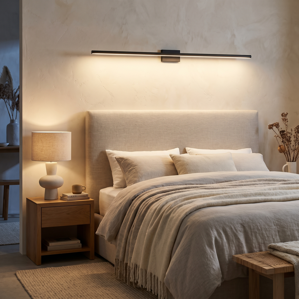 Smart App-Controlled Linear Wall Light