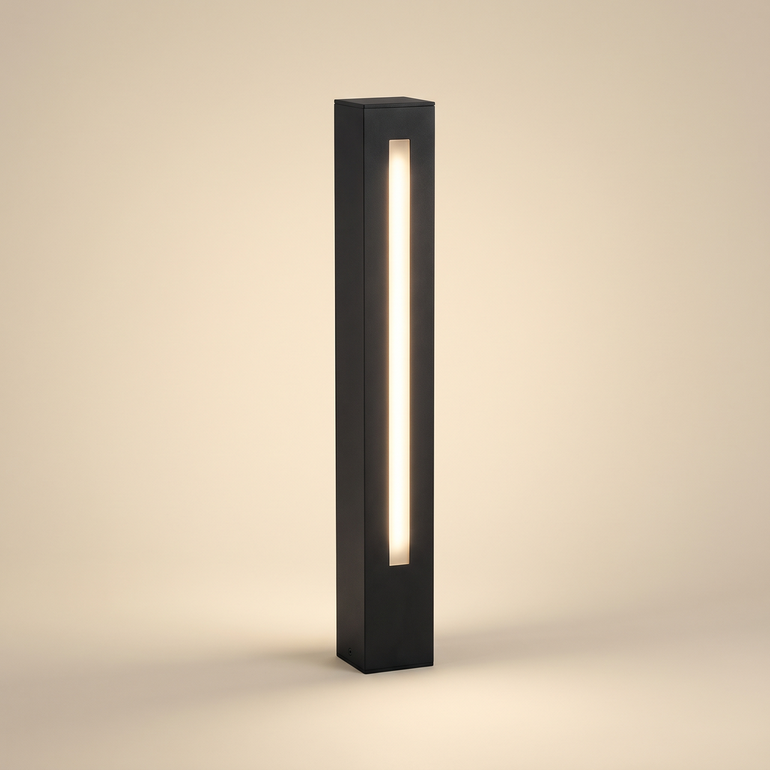 Modern Outdoor Path Light - Matt Black - Small / Insert / Line Voltage