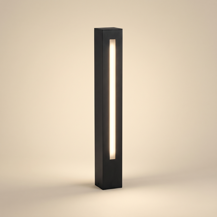 Modern Outdoor Path Light - Matt Black - Small / Insert / Line Voltage