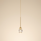 Gold Cascading Pendant Light - Adjustable Drop - Gold